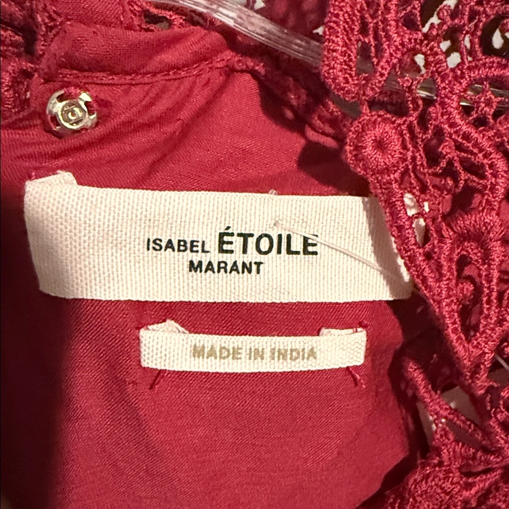 Women's Mini Dress in Raspberry Red - Picture 5 of 6